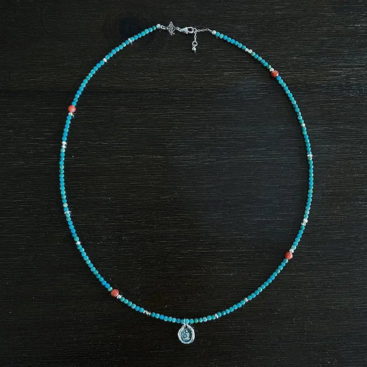 Eastern Symbolic Medallion Strand – 2-in-1 Necklace & Wrap Bracelet