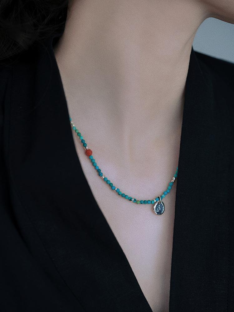 Eastern Symbolic Medallion Strand – 2-in-1 Necklace & Wrap Bracelet