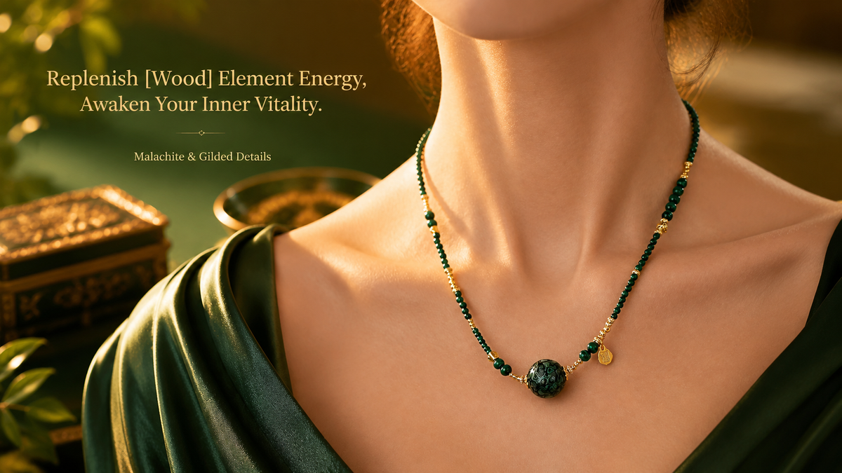 Traditional Chinese Lacquer Energy Necklace Collection