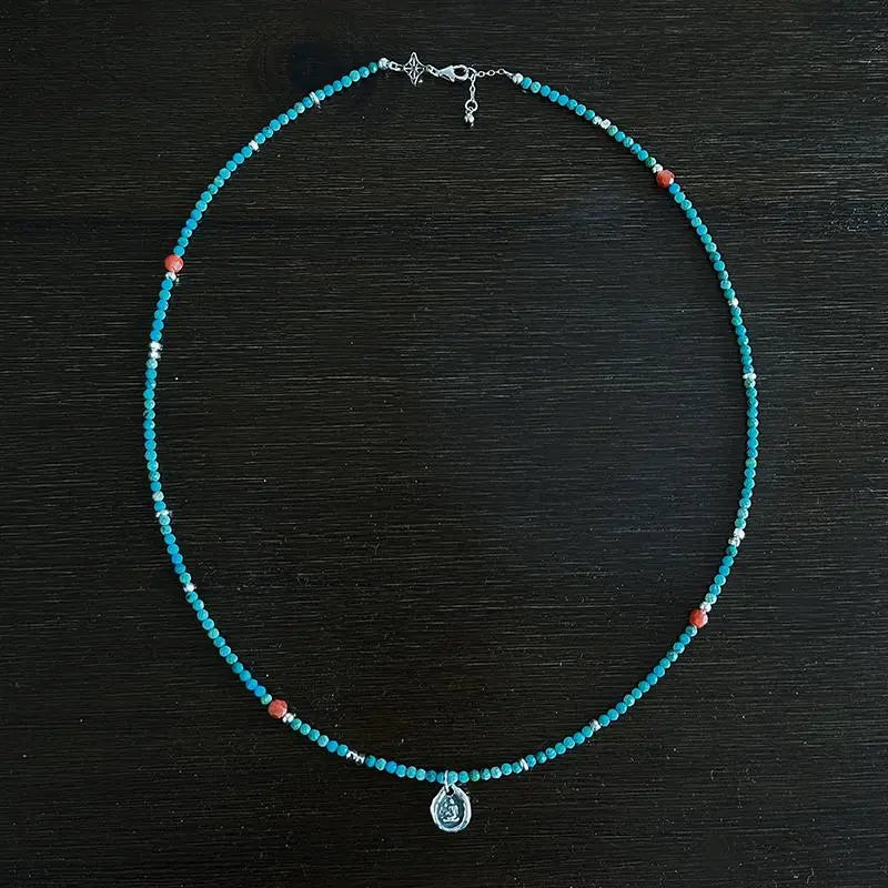 Eastern Symbolic Medallion Strand – 2-in-1 Necklace & Wrap Bracelet