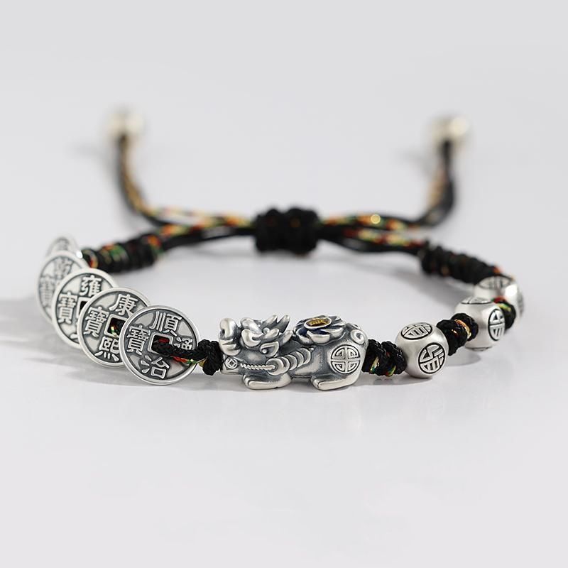 Pixiu Wealth Bracelet – Lucky Red String Bracelet for Men & Women