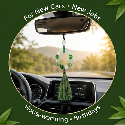 Wood Element Car Charm — Protection, Growth & Prosperity