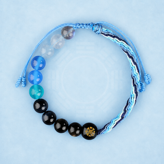 Water Element Crystal Bracelet | Five Elements Gemstone Jewelry