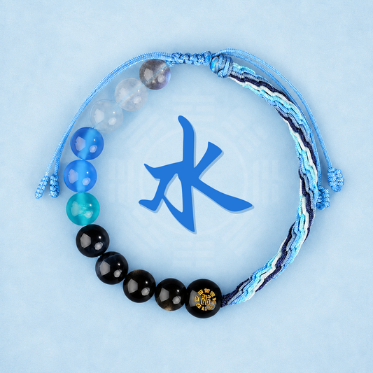Water Element Crystal Bracelet | Five Elements Gemstone Jewelry
